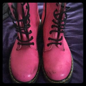 Pink Doc Martins